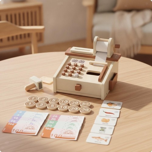 Registratore cassa legno - cassa,